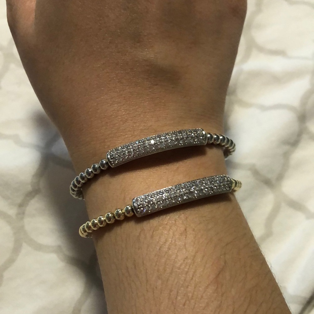 Set of Gold and Silver Bangles